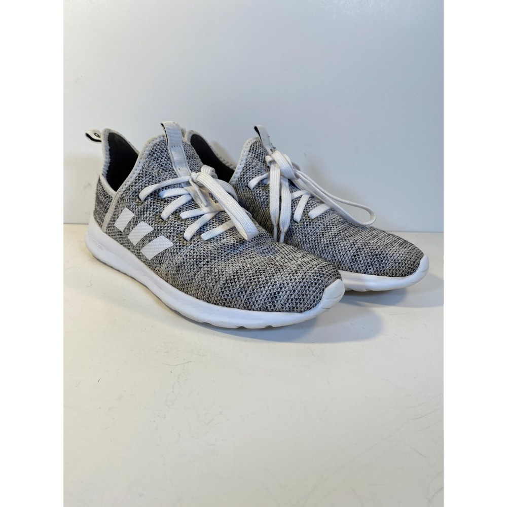 adidas Cloudfoam Pure Women's Running Shoes White/Black Size 7.5